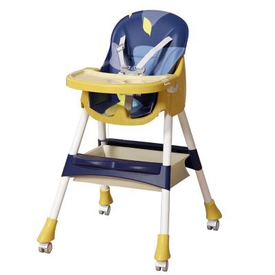 China Modern adjust height multifunctional folding highchair seat feeding portable baby child dining umpire chair for sale