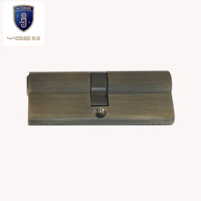 China 70mm Contemporary Double Cylinder Scalloped Computer Key Open Door Lock Hardware Manufacturer Double Cylinder for sale