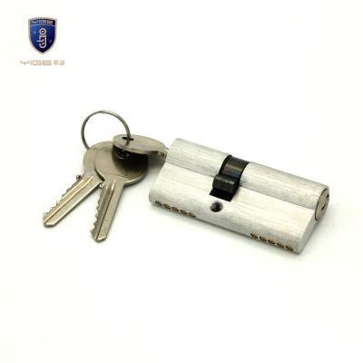 China Contemporary Open Double Cylinder 70mm Customized Aluminum Master Key Lock Cylinder for sale