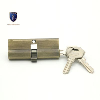 China Double Open Cheapest Bronze Toilet 90mm Zinc Alloy Zinc Alloy Cylinder Door Lock Cylinder Door Lock for sale