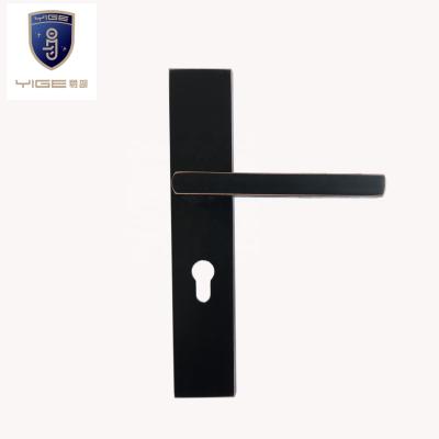 China Modern Simple Indoor Mute Bathroom Door Handle Bedroom Door Lock Mortise Wooden Door Lock Set for sale