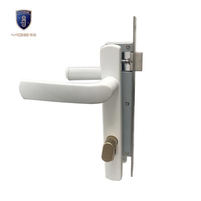 China Safe high quality Alu door/PVC double door bathroom toilet door lock set for PVC aluminum door lock set for sale