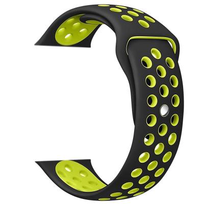 China Comfortable Hot Products Silicone Smart Watch Band For Apple Watch Band Strap for sale