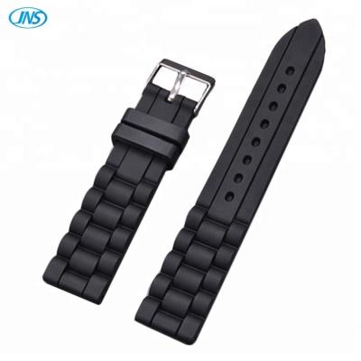 China Cheap Custom Comfortable Silicone Rubber Watch Bands Strap Wholesale for sale