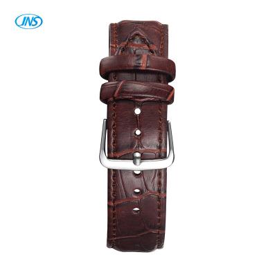 China Cheap PU Leather Watch Bands Leather Watch Straps jienuosen 18-22mm Size 100pcs for sale