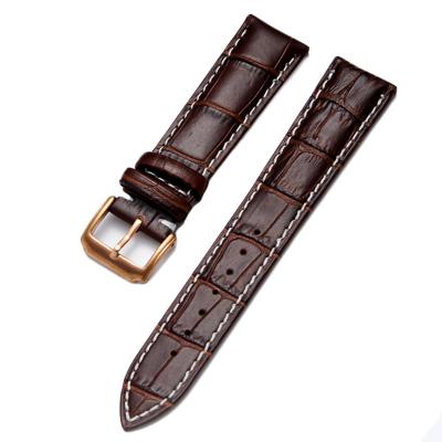 China Cheap High Quality PU Leather Watch Bands Leather Watch Straps 12-18mm Size for sale