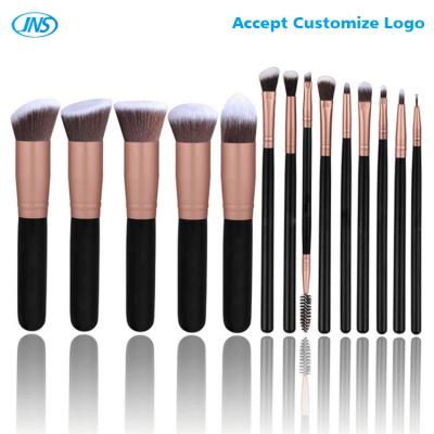 China Angular Blush 14pcs Crystal Handle Makeup Brush Set /Custom Logo Make Up Brushes /Private Label Make Up Brushes for sale