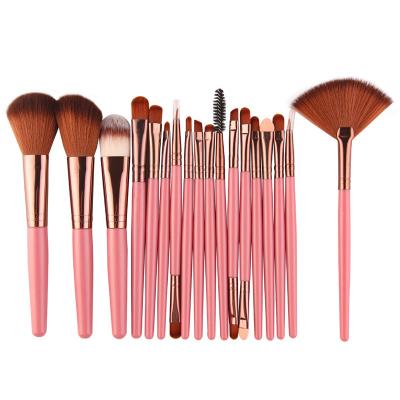 China Beauty Care Make Tools 18pcs Makeup Brushes/Crystal Handle Makeup Brush Set/Custom Logo Make Up Brushes for sale