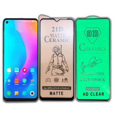 China Anti Crash Edge 21D Cell Phone Screen Ceramic Matte Protector 9D High Definition 2.5D Full Flexible Flexible Glue For Xiaomi 11 Lite for sale