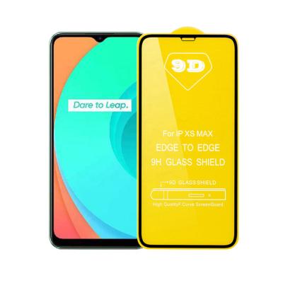 China 2.5D Anti-scratch Shockproof Clear Anti Fingerprint 9D HD Tempered Glass Screen Protector For OPPO Realme C17 C12 7 Pro8 C2 C11 for sale