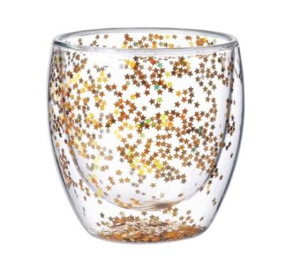 China Wholesale Custom Logo Stainless Steel Insulated Glitter Disposable Skinny Glitter 20 Ounce With Straw Double Wall Glass Cup for sale