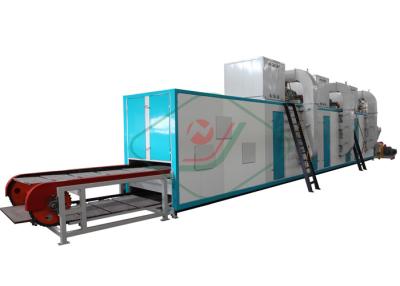 China Flat Conveyor Paper Pulp Molding Production Line Dryer / Multiple Drying Line for sale