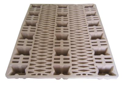 China Eco - Friendly Waste Paper Pulp Pallet Molded Single Faced Style for sale