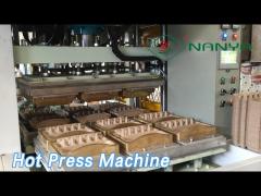 Tray Forming Hot Press Machine 200 Degree High Pressure For Pulp Products