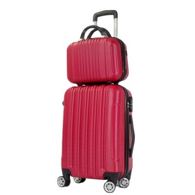 China ABS china factory luggage suitcase airline trolley luggage with trolley for sale