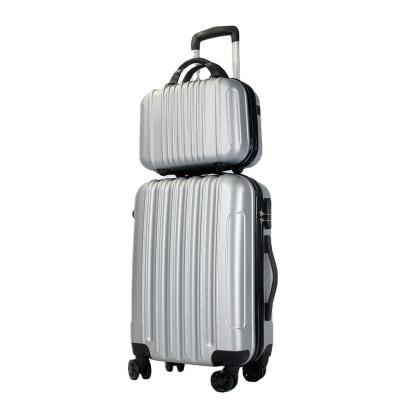 China ABS PC Luggage Sets 2 Pcs Cabin Size Luggage With Trolley for sale