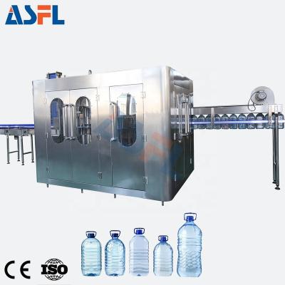 China Food PLC Controlled 5L Big Bottle Drinking Water Mineral Pure Water Filling Machine for sale