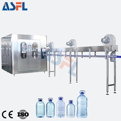 China Drinking Water 5L 10L Auto Rotary Pet Food Plastic Bottle Pure Filling Machine for sale