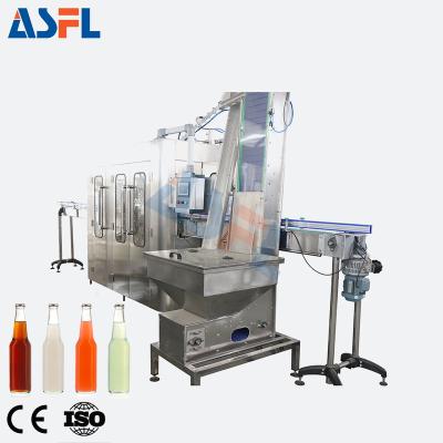 China USD 200 Food Coupon Automatic Fruit Juice Glass Bottle Filling Machine for sale