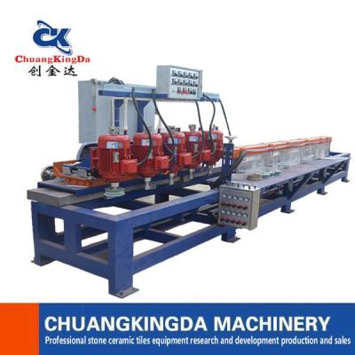 China Chuangkingda Manufacturer Stone Marble Granite Round 180 Degree Edge Polishing Machine for sale