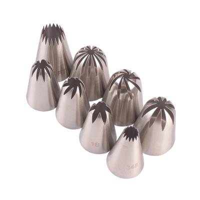 China Stocked 1B 1G 348 9ft Large 336 Premium Cake Decorating Pastry Icing Piping Nozzles Set for sale