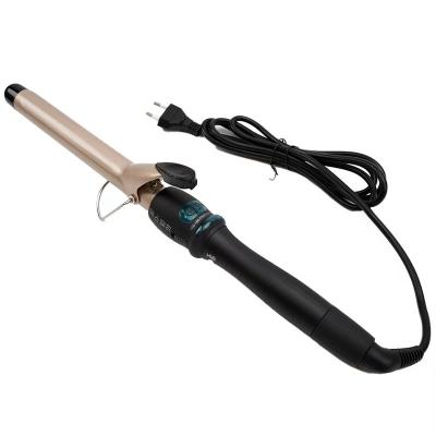 China Professional Titanium Ceramic Curly Irons Tourmaline Ceramic Curling Curling Iron 1.5 Inch Magic Wand Hair Curler Wave Curlers for sale