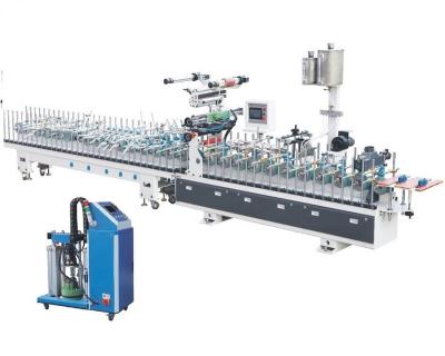 China China Pur Wood Frame Profile Automatic Feeding Wrapping Machine New Design for sale