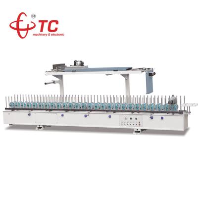 China Furniture Wrap PVC Film On MDF PROFILE WOOD WRAPPING MACHINE for sale