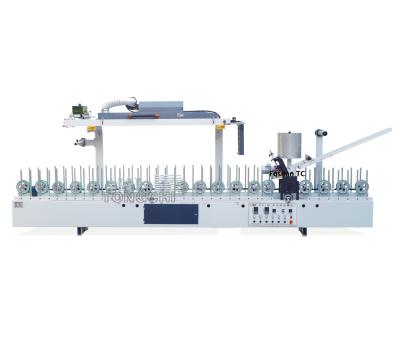 China Door Frame Woodworking PVC Veneer Laminating Profile Wrapping Machine Maker for sale