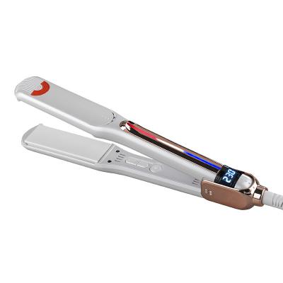 China 2 in 1 Professional Tourmaline Ceramic Hair Straightener Hair Curling Iron for sale