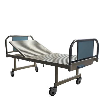 China Modern hot sale cheap hospital equipment a crank manual hospital bed for paralyzed patients for sale