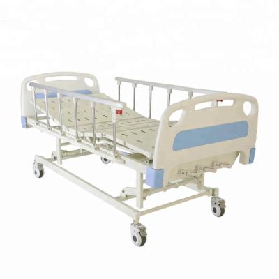 China New Three Functions CY-A103 Hospital 3 Crank Adjustable Used Manual Hospital Bed Cheap Price for sale