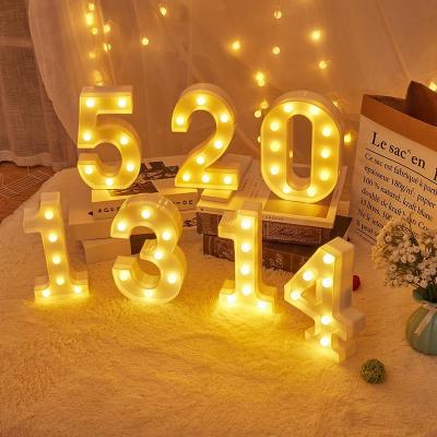 China Factory Direct Size Wedding Buildings Light Waterproof Outdoor Marquee Large Custom Size Giant Alphabet Number For Wedding for sale