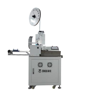 China AWG #30~#20 Fully automatic single head tubular wire cutting twist stripping cable terminal crimping machine for sale