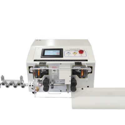 China Stripping TOP58-MAX1-4S Automatic computer 4 wheels 25 Square wire cutting stripping machine Cable stripping machine with touch screen for sale