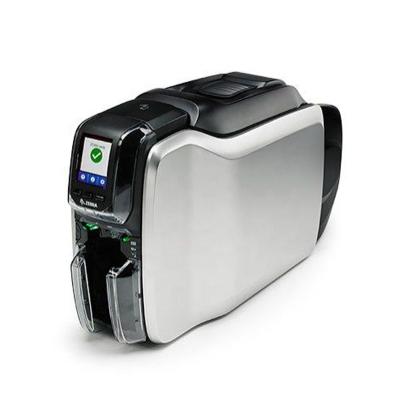 China Original Color Zebra ZC300 Single Side Plastic PVC ID Card Printer for sale