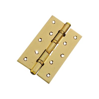 China Hot-selling Modern Steel Ball Bearing Gold Plated Wooden Doors With Hinged Windows And Door Hinges With GP Surface for sale