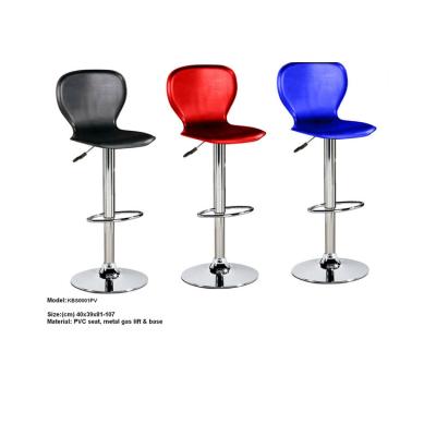 China Modern Comfortable Swivel Bar Plastic Chairs With Backrest for sale