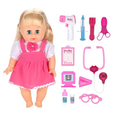 China Hot Selling Plastic Girl Pretend Play Learning Doctor Play Kit Toy From Toy Doctor Set Toy Mini for sale