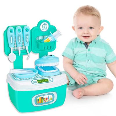 China DIY Plastic Children Pretend Play Operating Table Doctor Play Set Toy For Sale for sale