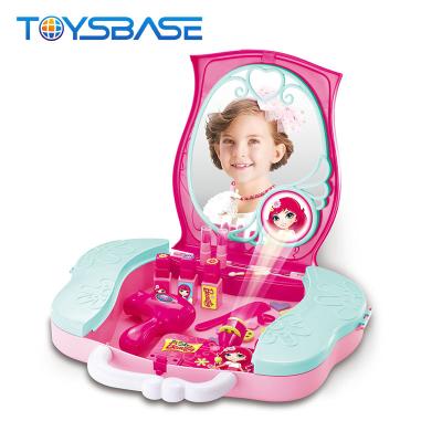 China Fashion Girls Beauty Playset Toys Fashion Girls Beauty Playset Make Up Mirror Toy Fashion Makeup Girls Beauty Playset Cosmetic Toys for sale