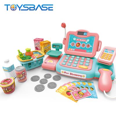 China Kids Intelligence Plastic Speech Toy Cash Register Set | Supermarket Toys Pretend Play for sale