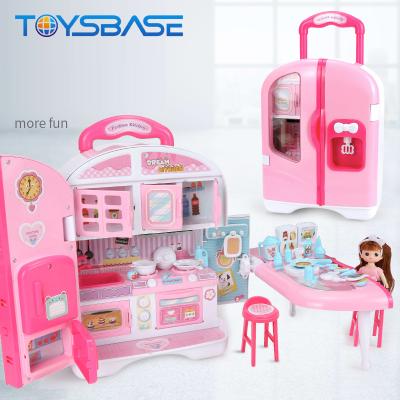 China Plastic Cooking Toy Set Pretend Play House Tableware Kitchen for sale