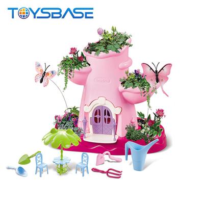 China DIY Plastic Magic Garden Pretend Play Happy Plant Grow Toy for sale