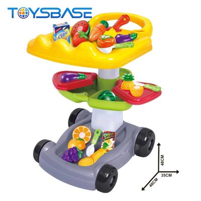 China Hot Sale Plastic Toy Series Cooking Game Car Preschool Children Play Kitchen Set for sale