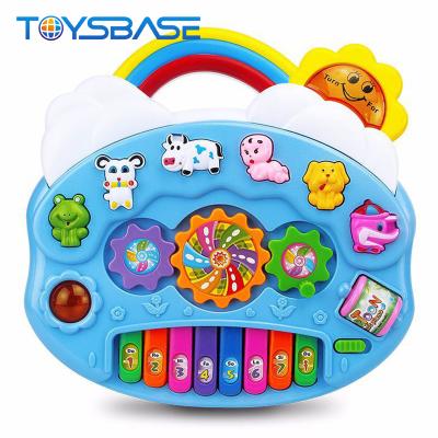 China Plastic Educational Musical Instruments Toys Baby Study Electric Piano Keyboard for sale