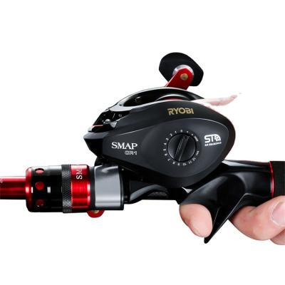 China SMAP Baitcast Reel Max Drag 5KG 5+1BB Gear Ratio 6.1:1 Saltwater Fishing Reels Peche SMAP for sale