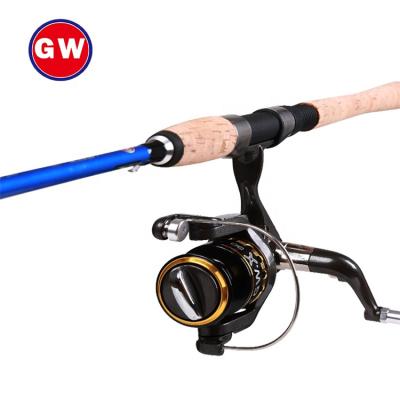 China Carbon 2.1m 2.4m Carbon Fiber Fishing Rod and Spinning Reel Set Casting Fishing Rod PESCA for sale