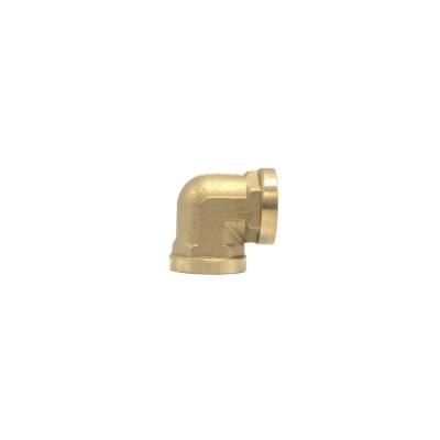 China Water Pipe System Double Female Threaded Brass Elbow Fitting for sale