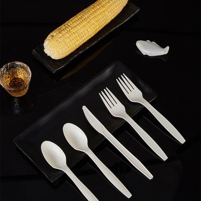 China Disposable Tableware Knife Spoon And Fork Restaurant Takeaway for sale